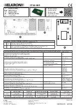 Предварительный просмотр 1 страницы Elkron IT700-WIFI Quick Start Manual