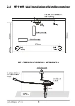 Предварительный просмотр 8 страницы Elkron MP 110 Manual