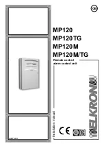 Предварительный просмотр 1 страницы Elkron MP120 Installation Manual