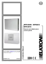 Elkron MP500/16 Installation Manual предпросмотр