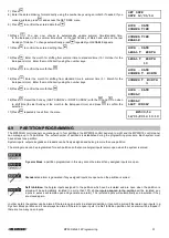 Предварительный просмотр 31 страницы Elkron MP500/16 Programming Manual