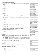 Предварительный просмотр 32 страницы Elkron MP500/16 Programming Manual