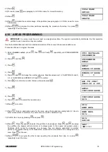 Предварительный просмотр 33 страницы Elkron MP500/16 Programming Manual