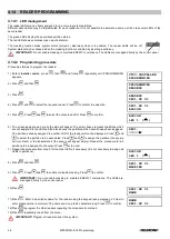 Предварительный просмотр 46 страницы Elkron MP500/16 Programming Manual