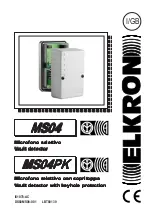 Elkron MS04 Manual preview