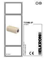 Preview for 1 page of Elkron TC680-IP Installation Manual