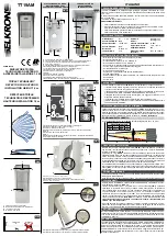 Предварительный просмотр 1 страницы Elkron TT19AM Installation