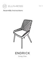 Preview for 1 page of ELLA+ROSS ENDRICK Assembly Instructions