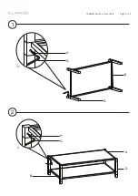 Предварительный просмотр 3 страницы ELLA+ROSS Truman Acrylic Coffee Table Assembly Instructions