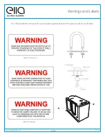 Preview for 4 page of Ella's Bubbles ella Capri Owner'S Manual