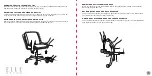 Preview for 5 page of Elle Decor 4131900 Assembly Instructions And Warranty Information