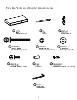 Preview for 4 page of Elle Decor Stara Assembly Instructions And Warranty Information