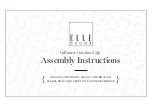 Preview for 1 page of Elle Decor Vallauris Outdoor Sofa Assembly Instructions Manual