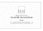 Elle Decor Vallauris Three Piece Assembly Instructions Manual предпросмотр