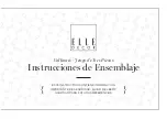 Preview for 10 page of Elle Decor Vallauris Three Piece Assembly Instructions Manual