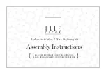 Elle Decor Vallauris Assembly Instructions Manual preview