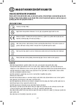 Предварительный просмотр 22 страницы Elle ACT928941617 Instruction Manual