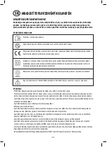 Предварительный просмотр 26 страницы Elle ACT928941617 Instruction Manual