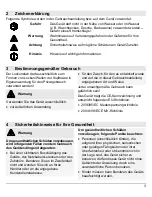 Preview for 3 page of Elle HTE 30 Operating Instructions Manual