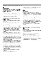 Preview for 11 page of Elle HTE 40 Instructions For Use Manual