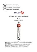 Предварительный просмотр 1 страницы Eller ELPH2-00250 Operating Instructions Manual