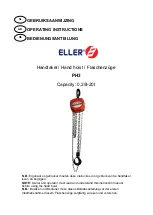 Preview for 1 page of Eller ELPH3-00250 Operating Instructions Manual