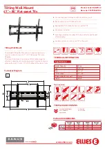 Ellies SANUS VUEPOINT BAMVTL2 Quick Start Manual предпросмотр