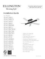 Предварительный просмотр 1 страницы Ellington Elevating Style ELN52AB5 Installation Manual