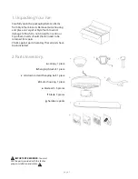 Предварительный просмотр 3 страницы Ellington Elevating Style ELN52AB5 Installation Manual