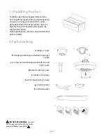 Предварительный просмотр 3 страницы Ellington OP42BC5 Installation Manual