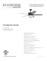 Предварительный просмотр 1 страницы Ellington Penbrooke PNB52ESP5 Installation Manual