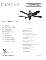 Ellington WOD52ABZ5X Installation Manual предпросмотр