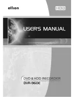 Preview for 1 page of Ellion DVR-960e User Manual