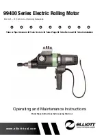 Elliott 99400 Series Operating And Maintenance Instructions Manual предпросмотр