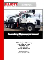 Elliott Digger Derrick Operation & Maintenance Manual preview