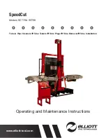 Elliott SpeedCut SCT78 Operating And Maintenance Instructions Manual preview