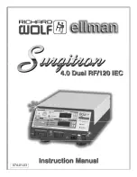 Preview for 1 page of ellman Surgitron 4.0 Dual RF/120 IEC Instruction Manual