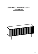 Предварительный просмотр 1 страницы ellos 1597642-01 Assembly Instructions