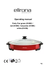 Preview for 22 page of Ellrona Party Pan 61492 Operating Manual