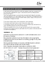 Предварительный просмотр 10 страницы Elm Plus 30000-BTU 2022600010 User Instruction