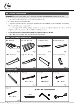 Preview for 2 page of Elm Plus HDPE FOLDING ADIRONDACK CHAIR Assembly Instruction