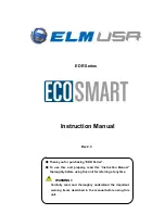 Preview for 1 page of ELM EDR ECOSmart Instruction Manual