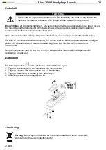 Предварительный просмотр 23 страницы Elma Instruments 2500A HandyAmp Manual