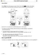 Предварительный просмотр 29 страницы Elma Instruments 2500A HandyAmp Manual