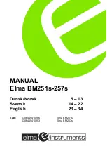 Предварительный просмотр 1 страницы Elma Instruments 5706445410286 Manual