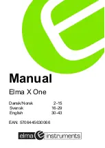 Предварительный просмотр 1 страницы Elma Instruments 5706445630066 Manual