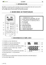 Предварительный просмотр 13 страницы Elma Instruments CA 1631 Manual