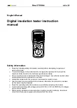 Preview for 20 page of Elma Instruments DT5500A User Manual