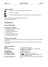 Preview for 21 page of Elma Instruments DT5500A User Manual