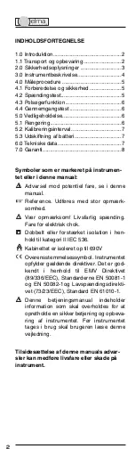 Preview for 2 page of Elma Instruments Elma 1500B User Manual